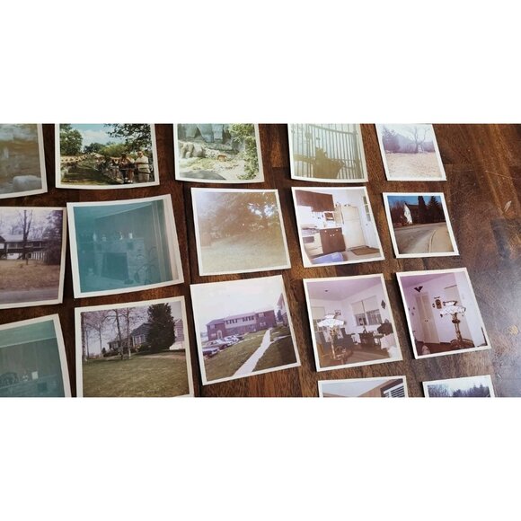 LOT  Of 35 vintage 1970's  PHOTOS Home Interiors Furniture Scenery Animals Zoo - Picture 9 of 12